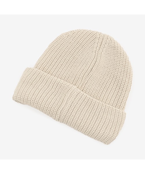 tommy jeans(トミー ジーンズ)の「ユニセックスニットキャップ(ニットキャップ/ビーニー・メンズ・アイボリー/ブラック・FREE)」の4枚目の写真