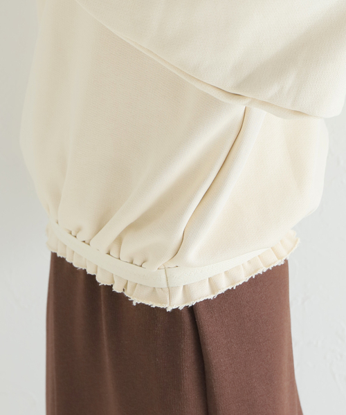 IENA LA BOUCLE(イエナラブークル)の「【BASERANGE/ベースレンジ】MAIN ROUTE スウェット(Tシャツ/カットソー・レディース・アイボリー・FREE)」の9枚目の写真