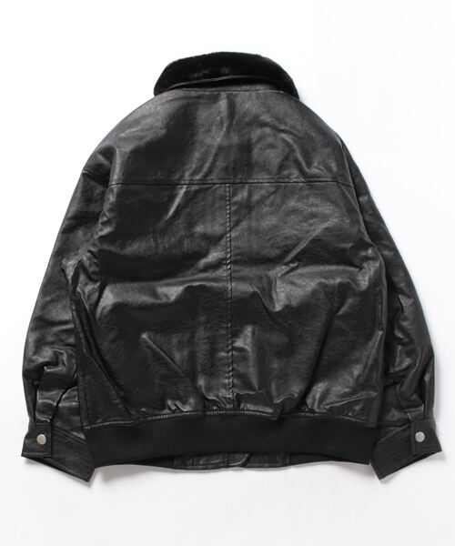 one way(ワンウェイ)の「取り外しファー付きレザーブルゾン(ブルゾン・レディース・ブラック/ブラウン・FREE)」の17枚目の写真