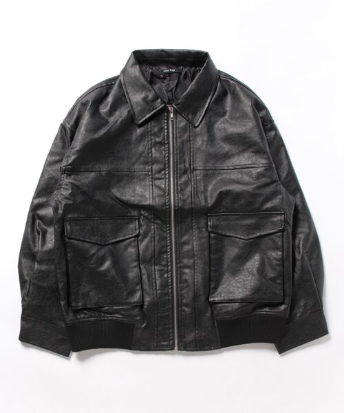 one way(ワンウェイ)の「取り外しファー付きレザーブルゾン(ブルゾン・レディース・ブラック/ブラウン・FREE)」の18枚目の写真