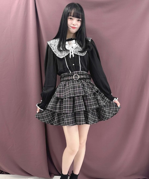 ROJITA(ロジータ)の「セーラー衿ブローチ付きブラウス(シャツ/ブラウス・レディース・ホワイト/ブラック/ピンク・FREE)」の8枚目の写真