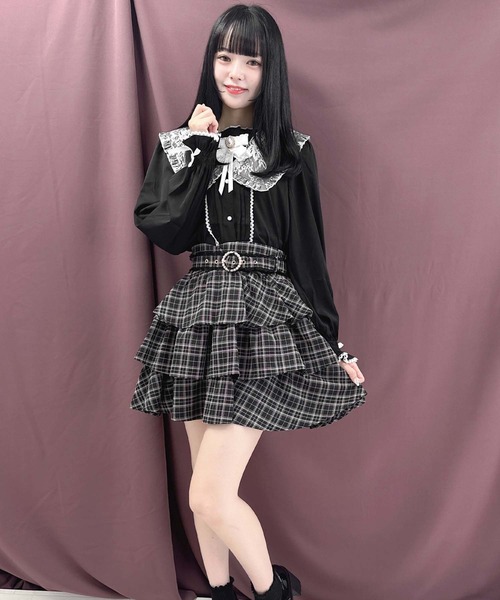 ROJITA(ロジータ)の「セーラー衿ブローチ付きブラウス(シャツ/ブラウス・レディース・ホワイト/ブラック/ピンク・FREE)」の9枚目の写真