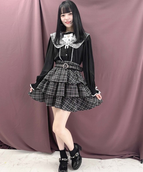 ROJITA(ロジータ)の「セーラー衿ブローチ付きブラウス(シャツ/ブラウス・レディース・ホワイト/ブラック/ピンク・FREE)」の14枚目の写真