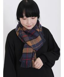 Samansa Mos2 | リバーシブルチェックストール(ストール/ショール)