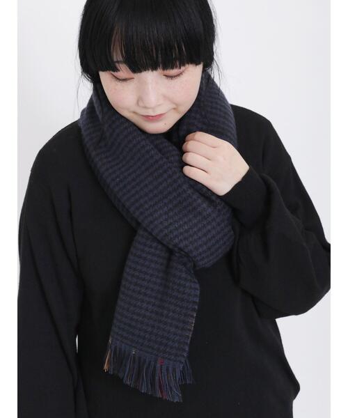 Samansa Mos2（サマンサ モスモス）の「リバーシブルチェックストール（ストール/ショール・レディース・レッド/ネイビー/ベージュ・F）」の14枚目の写真