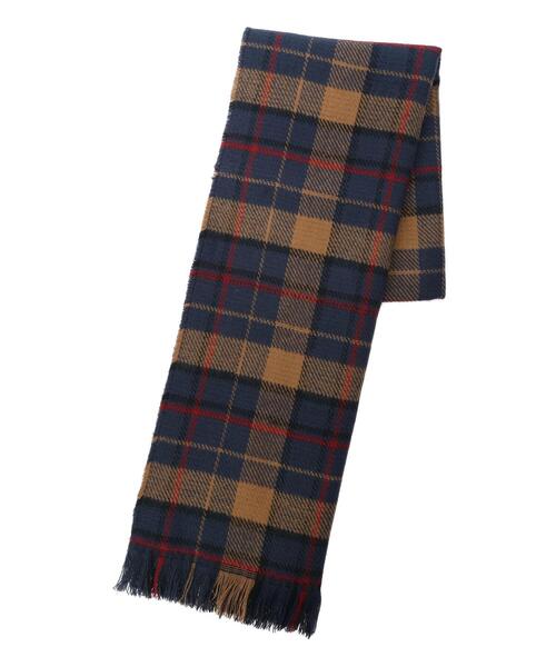 Samansa Mos2（サマンサ モスモス）の「リバーシブルチェックストール（ストール/ショール・レディース・レッド/ネイビー/ベージュ・F）」の6枚目の写真