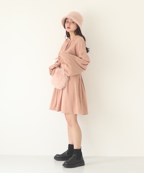 muguet（ミュゲ）の「corset mini op（ワンピース・レディース・アイボリー/ピンク・FREE）」の12枚目の写真