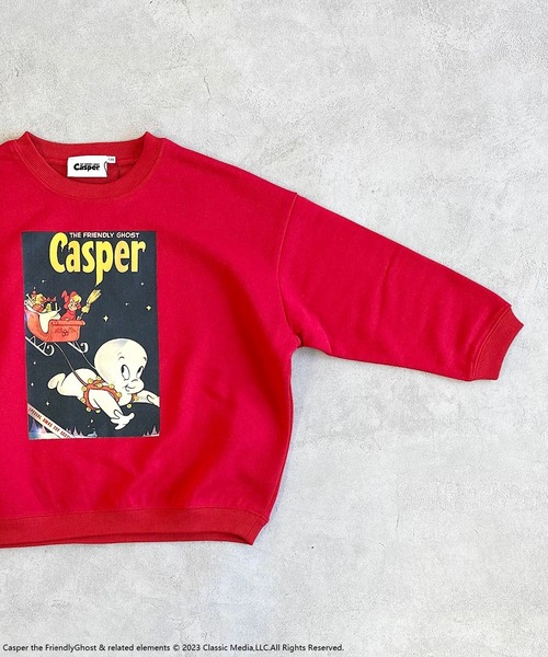MARKEY'S（マーキーズ）の「【Casper/キャスパー】別注トレーナー（80～140cm）（スウェット・キッズ・レッド/グリーン・130/80/140/110/95/100/120/90）」の12枚目の写真