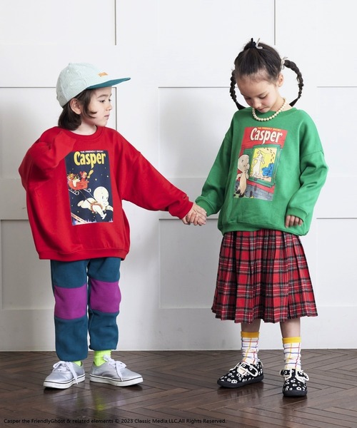 MARKEY'S（マーキーズ）の「【Casper/キャスパー】別注トレーナー（80～140cm）（スウェット・キッズ・レッド/グリーン・130/80/140/110/95/100/120/90）」の17枚目の写真