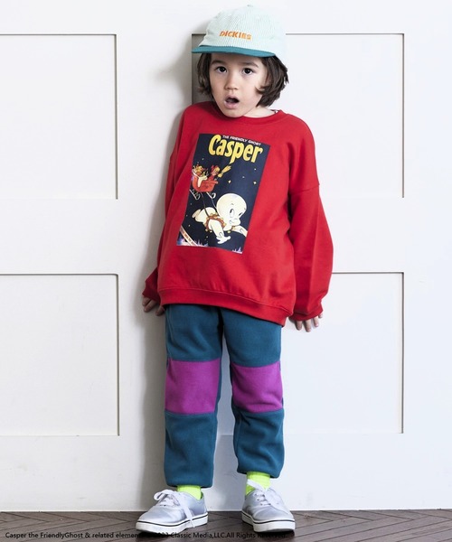 MARKEY'S（マーキーズ）の「【Casper/キャスパー】別注トレーナー（80～140cm）（スウェット・キッズ・レッド/グリーン・130/80/140/110/95/100/120/90）」の13枚目の写真