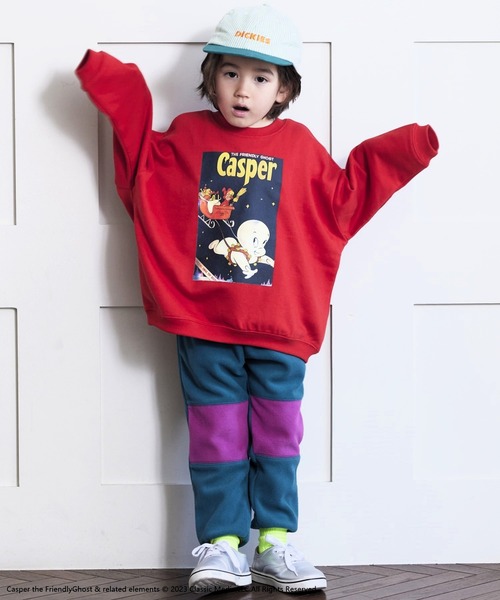 MARKEY'S（マーキーズ）の「【Casper/キャスパー】別注トレーナー（80～140cm）（スウェット・キッズ・レッド/グリーン・130/80/140/110/95/100/120/90）」の15枚目の写真