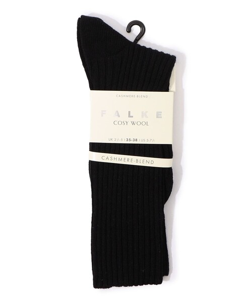 FALKE（ファルケ）の「FALKE Cosy Wool ブーツソックス（ソックス/靴下・レディース・ホワイト/ブラック/チャコールグレー/ベージュ・FREE）」の3枚目の写真