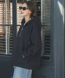 coca（coca） | ハーフジップボアパーカー(パーカー)