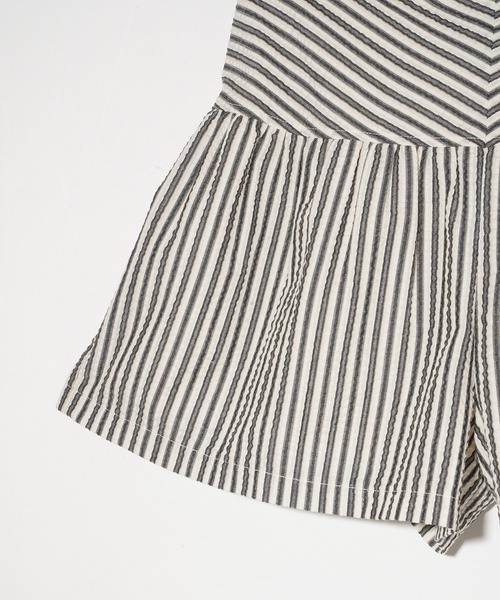 MILKFED.(ミルクフェド)の「STRIPED GATHERED SHORTS(その他パンツ・レディース・ブラック/ベージュ・ONE SIZE)」の9枚目の写真