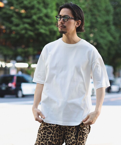 B:MING by BEAMS（ビーミングバイビームス）の「B:MING by BEAMS / ビッグシルエット クルーネック ソリッド Tシャツ「抗菌防臭」（Tシャツ/カットソー・メンズ・ブラウン系その他5/オフホワイト/ブラック・SMALL/MEDIUM/LARGE/X-LARGE）」の10枚目の写真