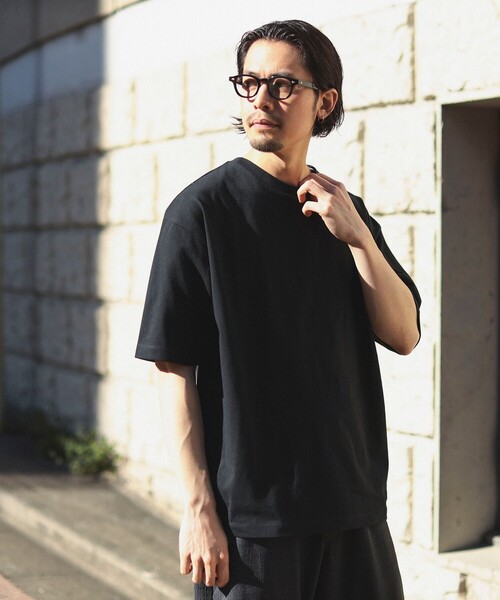 B:MING by BEAMS（ビーミングバイビームス）の「B:MING by BEAMS / ビッグシルエット クルーネック ソリッド Tシャツ「抗菌防臭」（Tシャツ/カットソー・メンズ・ブラウン系その他5/オフホワイト/ブラック・SMALL/MEDIUM/LARGE/X-LARGE）」の22枚目の写真