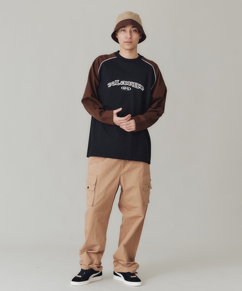 XLARGE(エクストララージ)の「TWO TONE HEAVYWEIGHT RAGLAN L/S TEE(Tシャツ/カットソー・メンズ・アッシュ/ブラック/ネイビー・M/S/XL/L)」の12枚目の写真