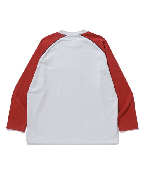 XLARGE(エクストララージ)の「TWO TONE HEAVYWEIGHT RAGLAN L/S TEE(Tシャツ/カットソー・メンズ・アッシュ/ブラック/ネイビー・M/S/XL/L)」の4枚目の写真