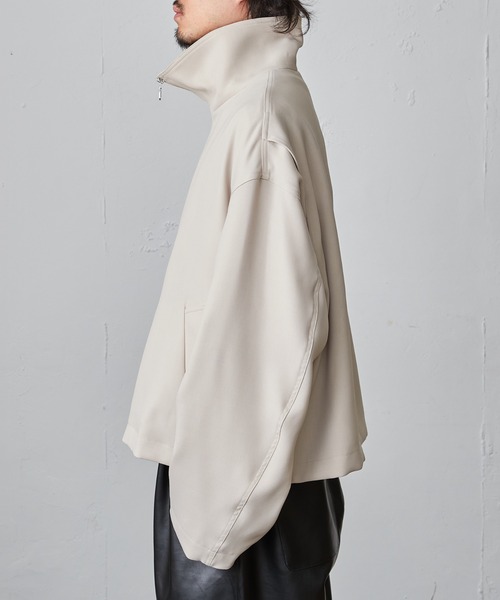 Lui's(ルイス)の「スタンドカラージップブルゾン(ブルゾン・メンズ・ブラック/ベージュ・FREE)」の14枚目の写真