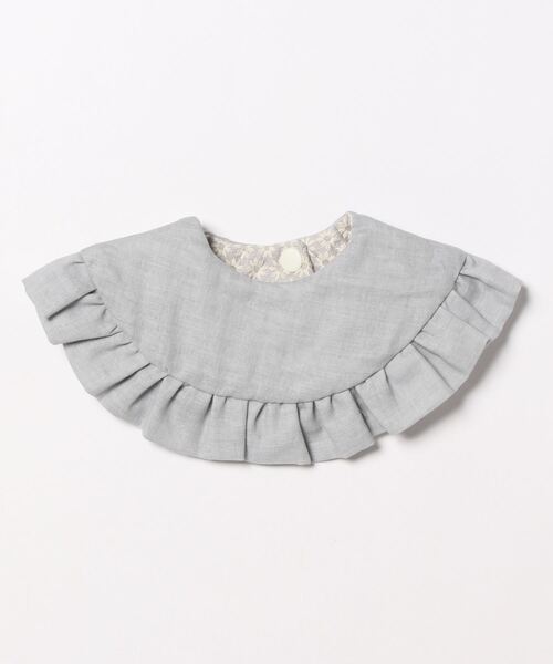 スラブガーゼのフリルスタイ 楽天市場】2枚セット 2重フリルガーゼスタイ フリルスタイ