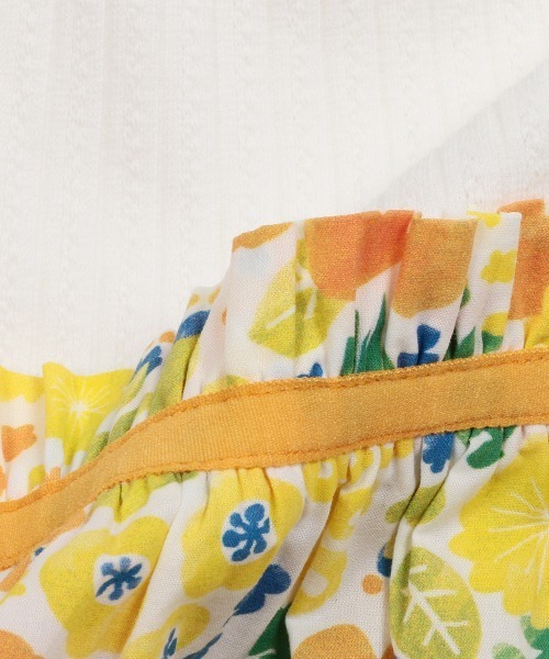 kladskap（クレードスコープ）の「花柄切替長袖チュニック（チュニック・キッズ・イエロー・100cm/110cm/90cm）」の7枚目の写真