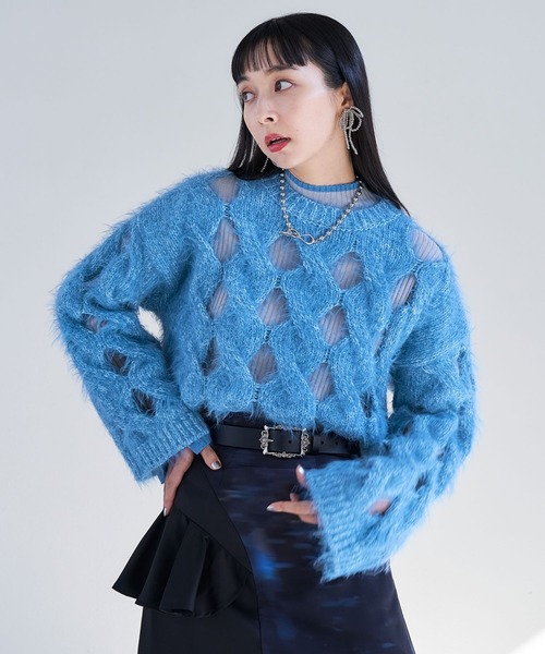 【セール】ホールフェザーニット(HARE)（ニット/セーター）｜HARE（ハレ）