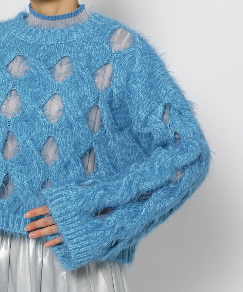 【セール】ホールフェザーニット(HARE)（ニット/セーター）｜HARE（ハレ）