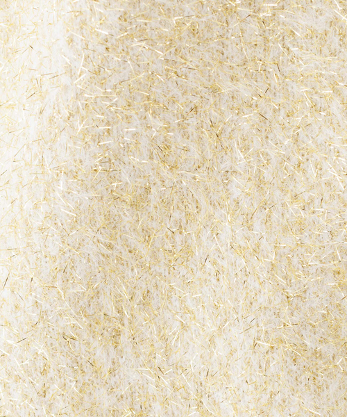 abahouse mavie(アバハウスマヴィ)の「ラメ混フェザーヤーン2WAYカーディガン(カーディガン/ボレロ・レディース・ゴールド/ブラック/シルバー・フリー)」の7枚目の写真