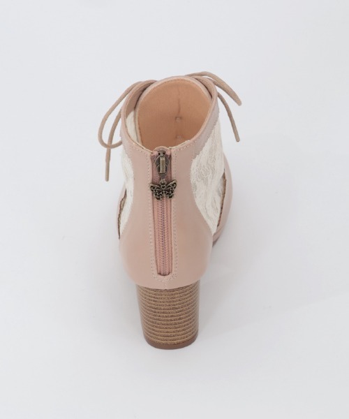 axes femme(アクシーズファム)の「チュールレースアップブーツ(ブーツ・レディース・ブラック/ベージュ/キナリ・LARGE/MEDIUM)」の19枚目の写真