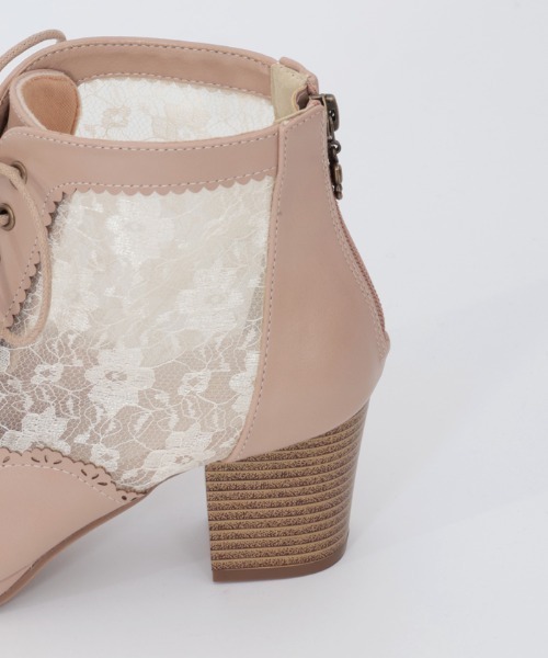 axes femme(アクシーズファム)の「チュールレースアップブーツ(ブーツ・レディース・ブラック/ベージュ/キナリ・LARGE/MEDIUM)」の21枚目の写真