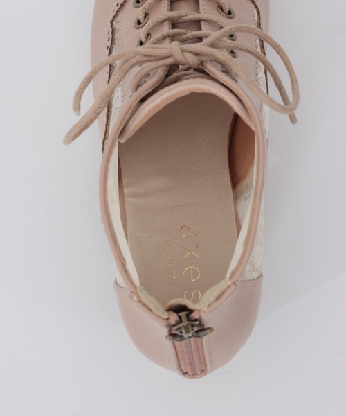 axes femme(アクシーズファム)の「チュールレースアップブーツ(ブーツ・レディース・ブラック/ベージュ/キナリ・LARGE/MEDIUM)」の22枚目の写真