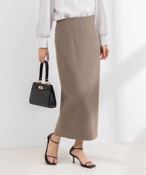 NOLLEY’S Sophi(ノーリーズソフィ)の「ウォッシャブルボンディングジョーゼット前後2WAYロングスカート(スカート・レディース・ブラック/グレイッシュベージュ/カーキ・36/34/38)」の15枚目の写真