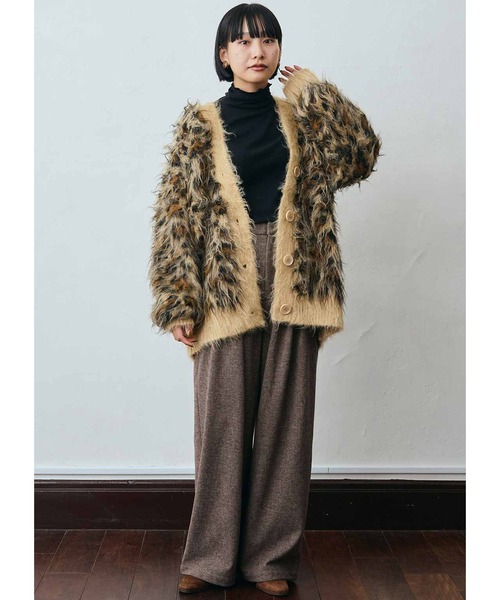 MEDE19F（メデジュウキュウ）の「ＭＥＤＥ１９Ｆ　エアリーな風合いの吸湿発熱コットンハイネックトップス（Tシャツ/カットソー・レディース・チャコールグレー/ブラック/オフホワイト・LARGE/MEDIUM/X-LARGE/XX-LARGE）」の12枚目の写真