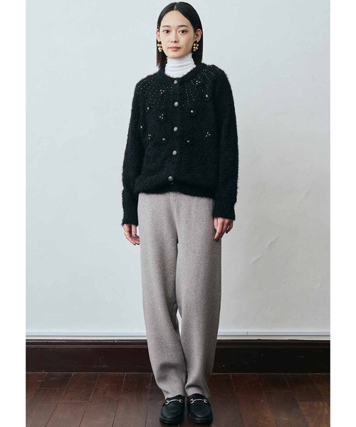 MEDE19F（メデジュウキュウ）の「ＭＥＤＥ１９Ｆ　エアリーな風合いの吸湿発熱コットンハイネックトップス（Tシャツ/カットソー・レディース・チャコールグレー/ブラック/オフホワイト・LARGE/MEDIUM/X-LARGE/XX-LARGE）」の13枚目の写真