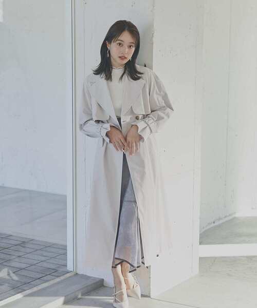 PROPORTION BODY DRESSING（プロポーションボディドレッシング）の「シアーディテールリブニット / 1214170206（ニット/セーター・レディース・ピンク/ホワイト系その他/グレー・MEDIUM/SMALL）」の15枚目の写真