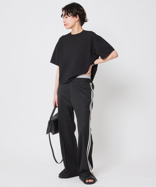AP　STUDIO T/W サイドラインパンツ　36　美品 AP STUDIO（エーピーストゥディオ）の「T/W サイドラインパンツ