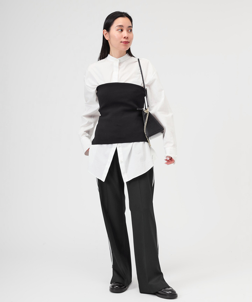 AP STUDIO サイドラインパンツ AP STUDIO（エーピーストゥディオ）の「T/W サイドラインパンツ