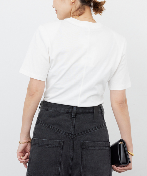 RECTO レクト RC PAD DETAIL COTTON Tシャツ 肩パッド セール】【RECTO/レクト】RC PAD DETAIL COTTON Tシャツ（T