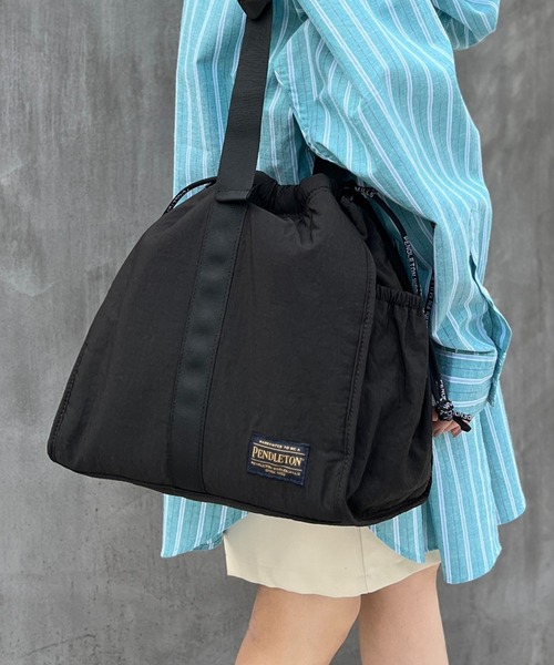 【セール】【PENDLETON】Design produced by MARIE INABA ポーチ付き2WAYバック 241001（ショルダーバッグ）｜PENDLETON（ペンドルトン）