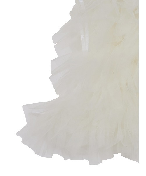 Ameri(アメリ)の「2WAY RUFFLED TULLE VEST(ベスト・レディース・アイボリー/ブラック・FREE)」の18枚目の写真