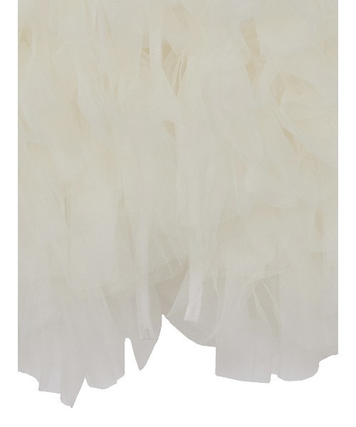 Ameri(アメリ)の「2WAY RUFFLED TULLE VEST(ベスト・レディース・アイボリー/ブラック・FREE)」の19枚目の写真