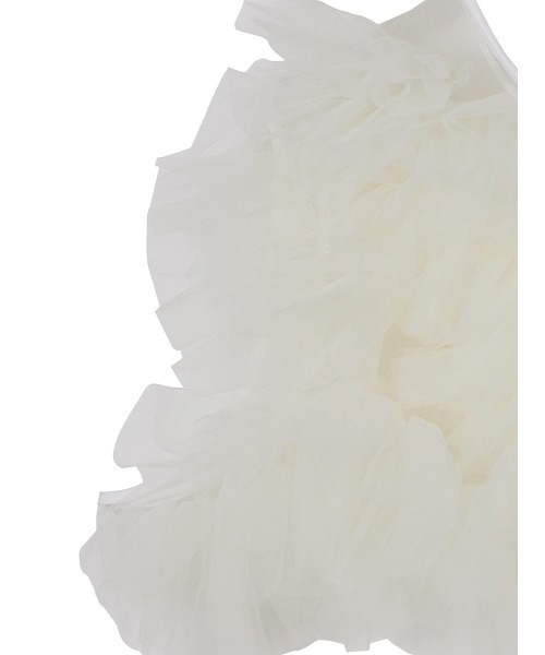 Ameri(アメリ)の「2WAY RUFFLED TULLE VEST(ベスト・レディース・アイボリー/ブラック・FREE)」の22枚目の写真