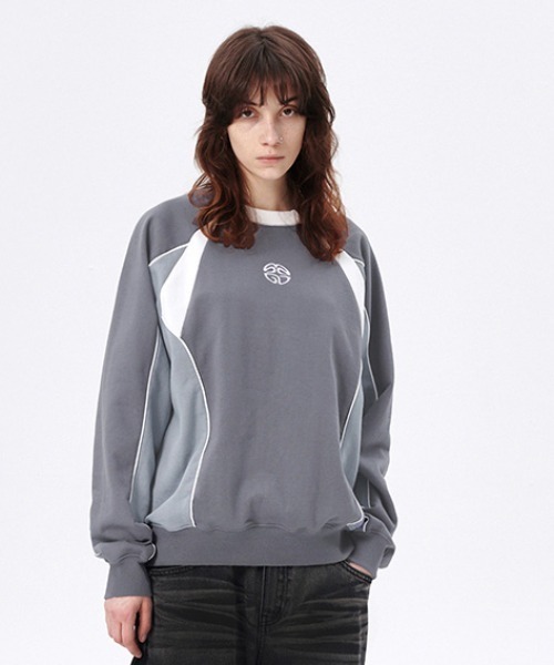 MAHAGRID(マハグリッド)の「『mahagrid/マハグリッド』TRACK PIPING SWEATSHIRT/トラックパイピングスウェット(スウェット・メンズ・ブルー/ブラック・L/M)」の13枚目の写真