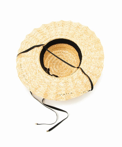 Casselini（キャセリーニ）の「Casselini(キャセリーニ)透かしなみなみハット（ハット・レディース・ナチュラル/ブラック・FREE）」の17枚目の写真