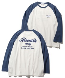 【AIRWALK/エアウォーク】アートワークデザイン ラグラン ロングスリーブTシャツ