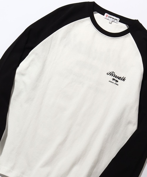AIRWALK（エアウォーク）の「【AIRWALK/エアウォーク】アートワークデザイン ラグラン ロングスリーブTシャツ（Tシャツ/カットソー・メンズ・ホワイト×グリーン/ホワイト×ブラック/ホワイト×ブルー/ブラック×ホワイト・M/L/LL）」の22枚目の写真