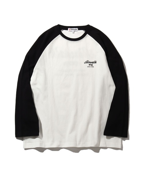 AIRWALK（エアウォーク）の「【AIRWALK/エアウォーク】アートワークデザイン ラグラン ロングスリーブTシャツ（Tシャツ/カットソー・メンズ・ホワイト×グリーン/ホワイト×ブラック/ホワイト×ブルー/ブラック×ホワイト・M/L/LL）」の5枚目の写真