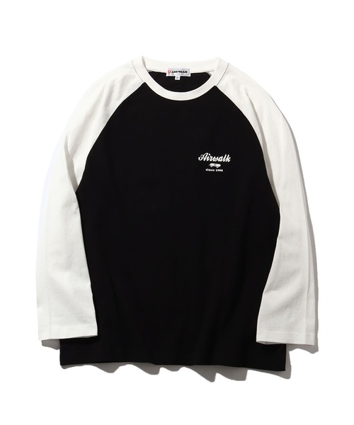 AIRWALK（エアウォーク）の「【AIRWALK/エアウォーク】アートワークデザイン ラグラン ロングスリーブTシャツ（Tシャツ/カットソー・メンズ・ホワイト×グリーン/ホワイト×ブラック/ホワイト×ブルー/ブラック×ホワイト・M/L/LL）」の7枚目の写真