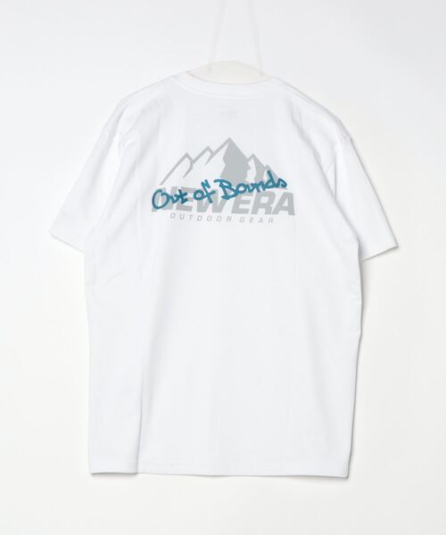 NEW ERA(ニューエラ)の「NEW ERA/ニューエラ 半袖Tシャツ バックプリント 吸汗速乾 14109973/14109974(Tシャツ/カットソー・メンズ・ブラック/ホワイト・XL/L/M)」の3枚目の写真