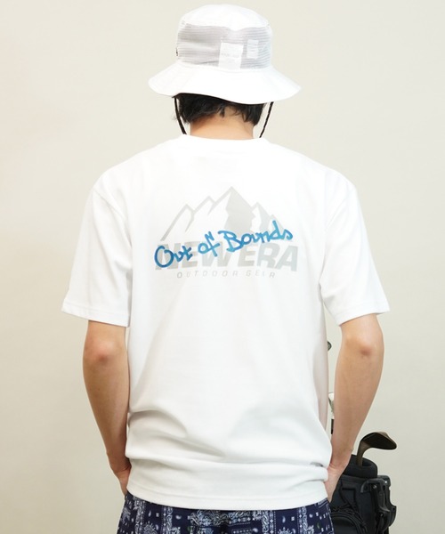 NEW ERA(ニューエラ)の「NEW ERA/ニューエラ 半袖Tシャツ バックプリント 吸汗速乾 14109973/14109974(Tシャツ/カットソー・メンズ・ブラック/ホワイト・XL/L/M)」の6枚目の写真